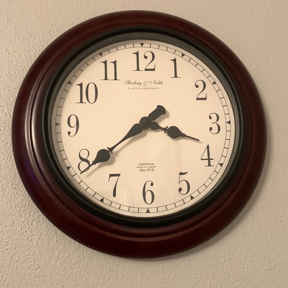 Sterling & Noble Wall Decor Sterling Noble Wall Clock In Perfect Condition Poshmark